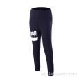 Pantalones de atletismo a rayas macho casual de bolsillo con cremallera